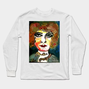 Marchesa Luisa Casati Portrait #1 Long Sleeve T-Shirt